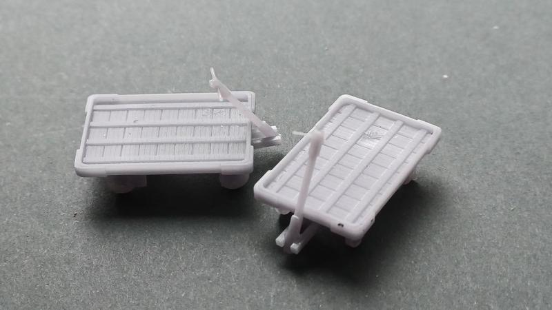 4mm scale GWR platform barrow