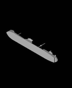 1/1250 Scale 7500 ton Tanker SS Cabrille.stl