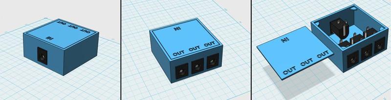 2.1 DC Jack DaisyChain Box