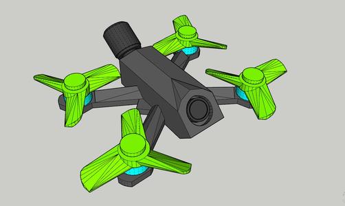 Drone keychain