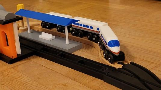Brio IKEA Toy Train Station Platform
