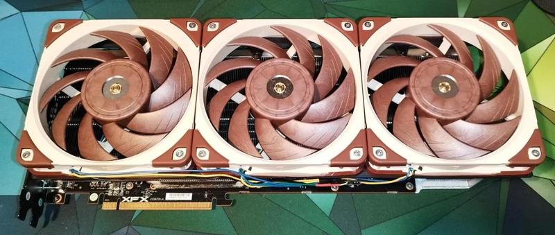 120mm fan Shroud for XFX RX 7900XTX 