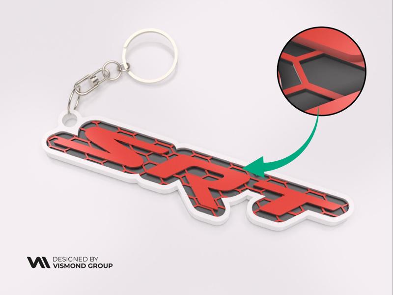 Dodge SRT Keychain
