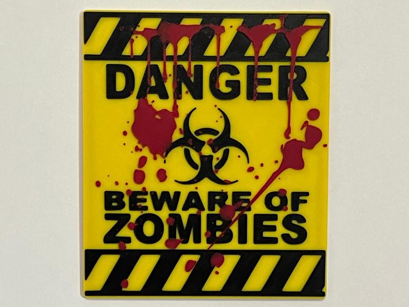 Door Sign (Zombie)