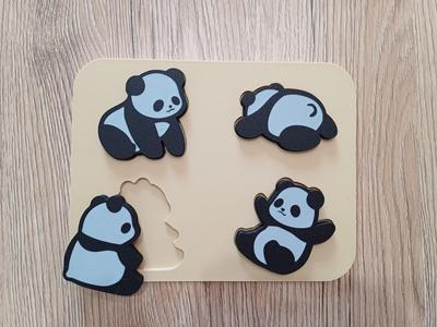 Panda - puzzle for kids