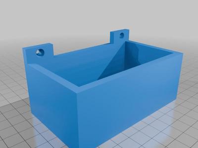 Wall mount tray