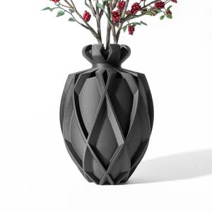 The Jari Vase, Modern and Unique Home Decor for Dried and Preserved Flower Arrangement  | STL File