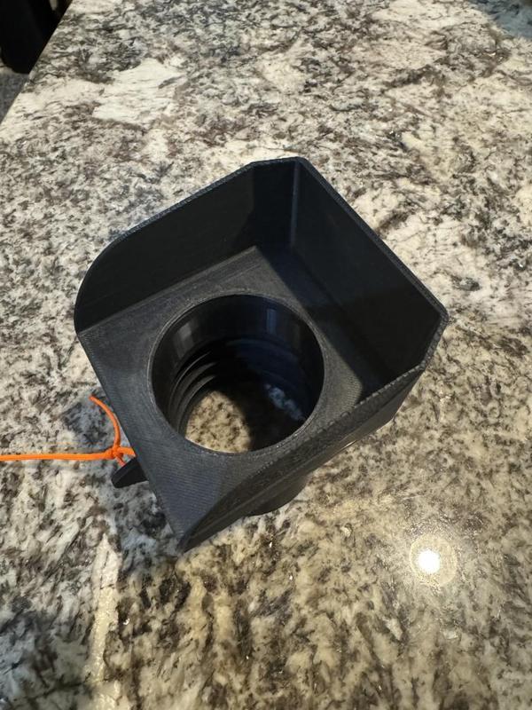 Self-Removing Lens Hood/Dew Shield w/ 4 baffles for Seestar S50