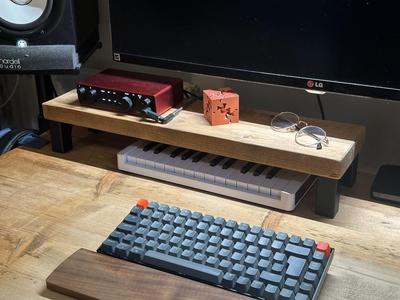 Simple Desk Shelf Legs