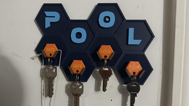 Pool Hex Key Hanger