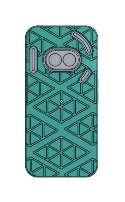 Nothing phone 2A funda botones ( case)