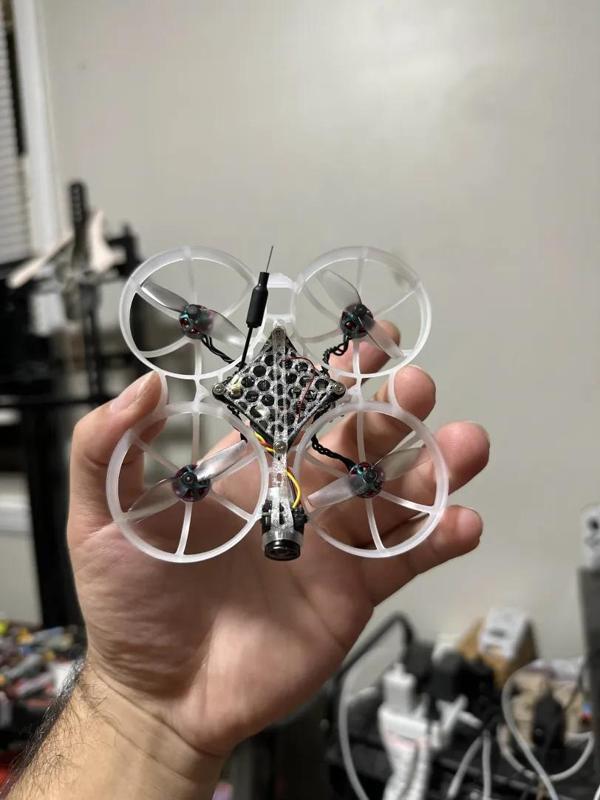 Walksnail / Foxxer Pico &quot;Tinywhoop Fat pinch&quot;  front duct mount 