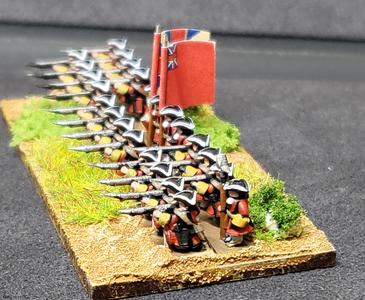 6mm XVIII INFANTRY TRICORN  firing 