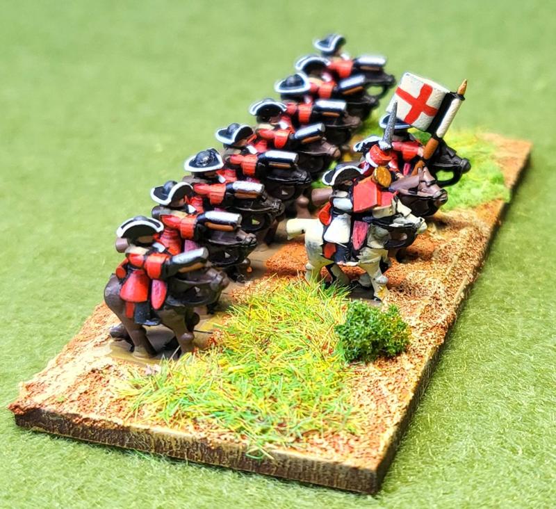 6mm late 17thCentury charging cavalry  pistols 