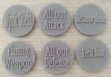 Age of Sigmar Game tokens