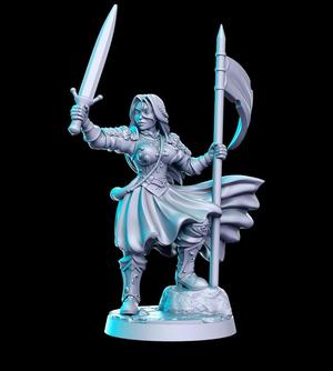 Aegwynne (Battlemaiden) - Knight- 32mm - DnD