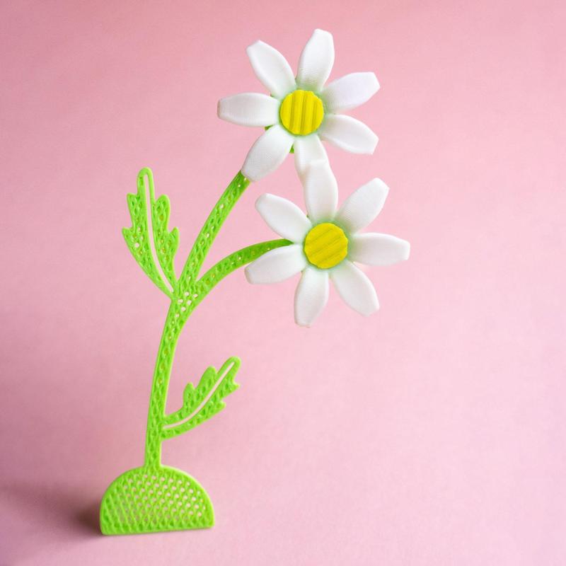 Daisy Hoops Earrings