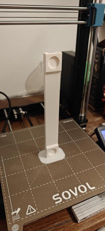 1-2 and 3-8 inch holder 290/145mm Rail No Support