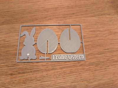 Frohe Ostern Kit Card