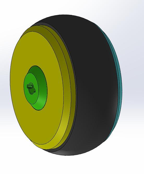 Front wheel Husqvarna Automower 430x