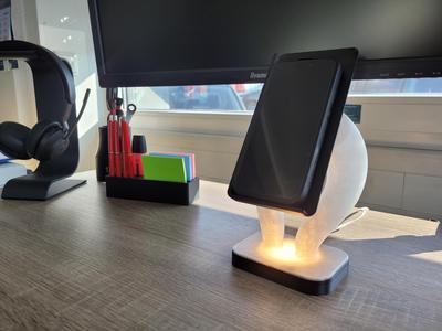 Phone Holder with Bambu Light Mod