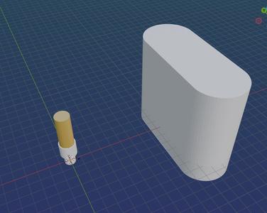 Deodorant/chapstick model
