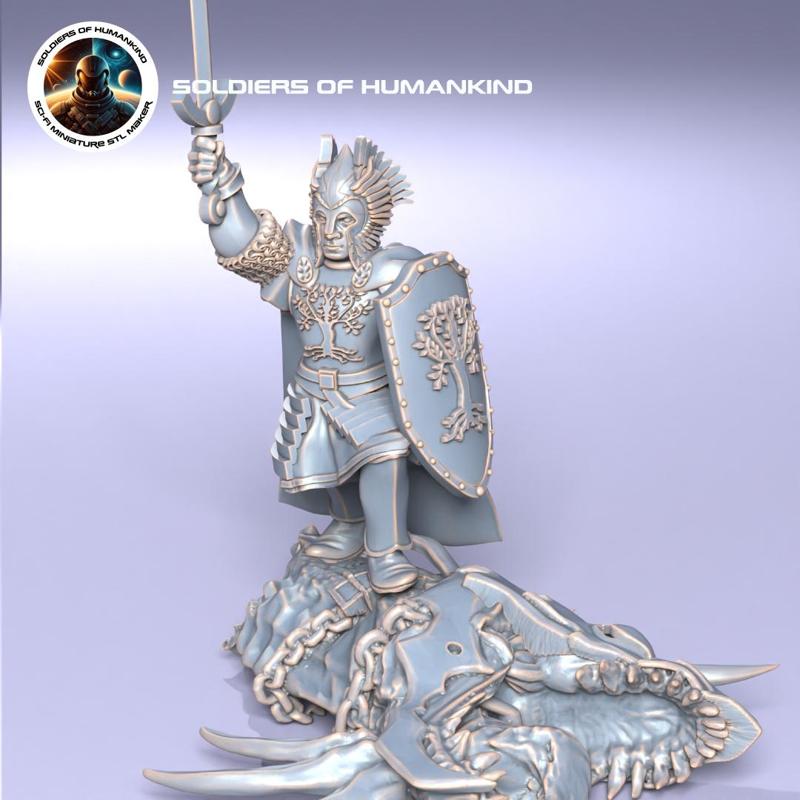 Captain on a dead Fellbeast Last Highmen Warriors