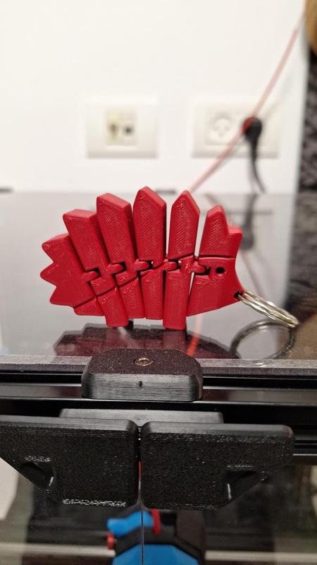 Flexi Hedgehog Keychain