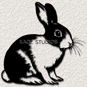 bunny wall decor rabbit wall art easter decoration