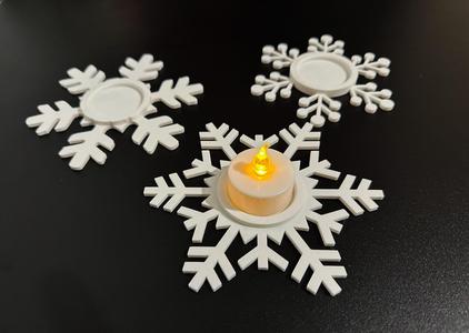 Snowflake Candle Holder