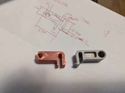 Litter Genie/Diaper Genie replacement hinge clip