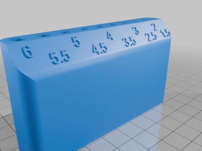 Allen Key / Hex Wrench Holder 1.5mm - 6mm