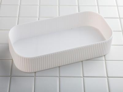 Big ribbed oval box.