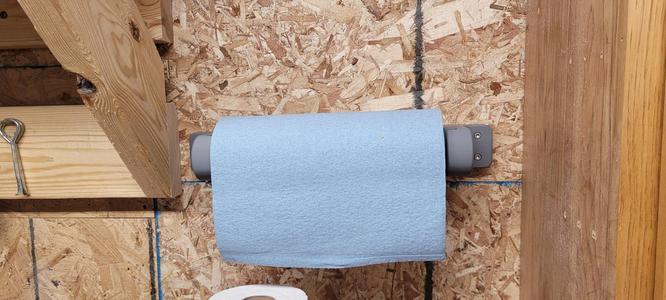 Shop towel holder