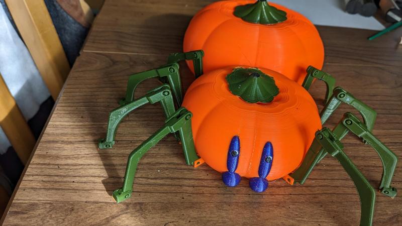 Pumpkin spider