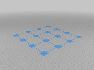 16pt/25pt Bed Leveling Mesh for 220x220mm Bed