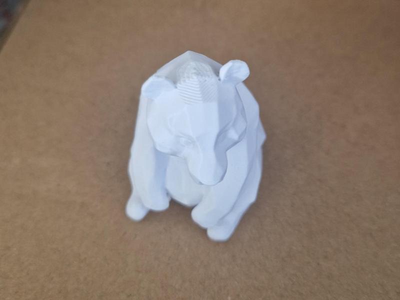 bear or panda poly art