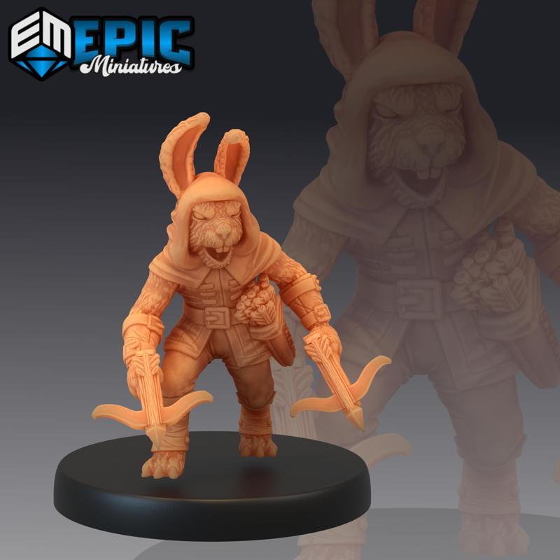 Bunny Double Crossbow / Rabbit Warrior / Rodent Soldier / Hare Army