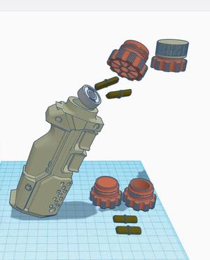 Combat mini paint handle 