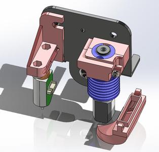 TZ-V6-2.0 Hot-end mount for Ender3