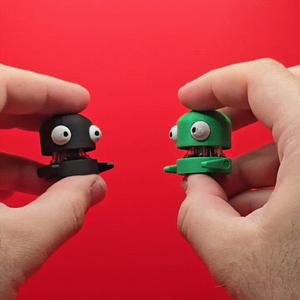 Mini Robot Desk Toy with Mechanical Switch