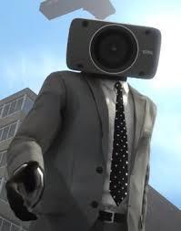 Skibidi Toilet speakerman with Stand