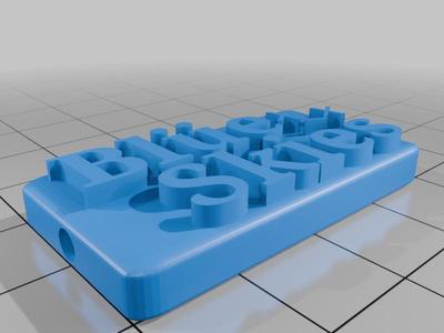 Blue Skies Kandi Bead