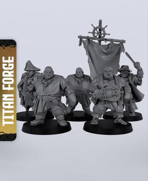 Ogre Tribesmen - With Free Dragon  - 5e DnD Inspired for RPG and Wargamers