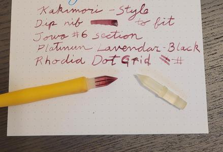 Dip pen - Jowo #6 Kakimori style
