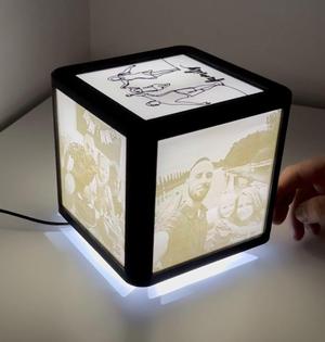 Lithophane rotating lapm