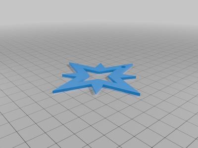 PORTE-CLES ETOILE / STAR KEYCHAIN