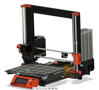 Prusa I3 Mk3s assembly + connection/joint f3z fusion 360