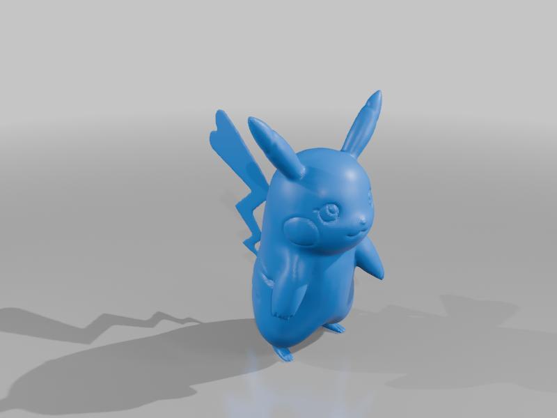Female pikachu highpoly 