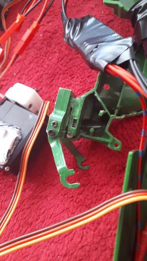 block for front hydraulics for John deere 7R BRUDER